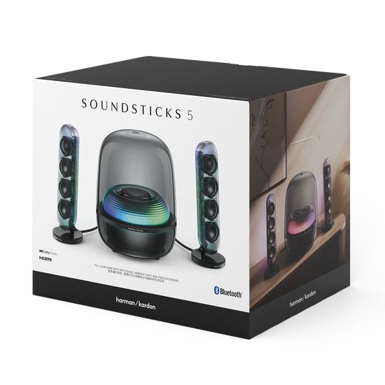 Harman Kardon SoundSticks 5 | 2.1-channel Bluetooth speaker with HDMI