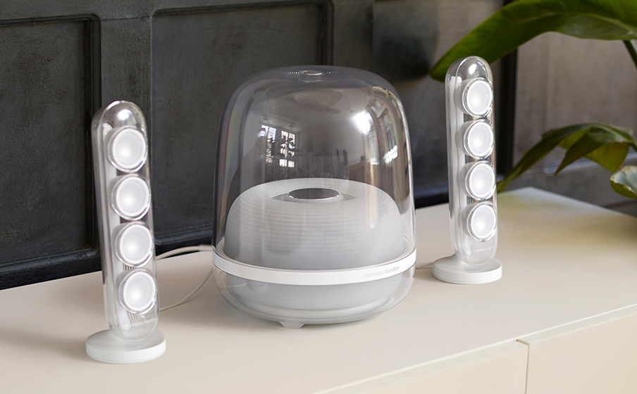 Harman Kardon SoundSticks 4 ホワイト Harman Kardon SoundSticks 4 | Bluetooth Speaker System